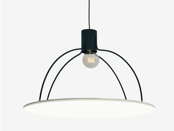 ECLIPSE - Handmade fabric ceiling lamp by RADAR INTERIOR
