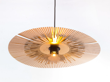 LAFAYETTE - Brass pendant lamp by RADAR INTERIOR