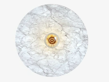 VENUS - Handmade Carrara marble wall lamp by RADAR INTERIOR
