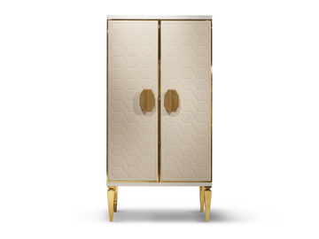 HIVE - Leather bar cabinet by Radice
