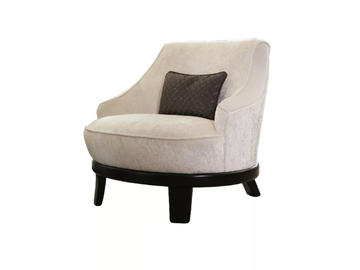 JACKIE - Fabric armchair with armrests by Radice
