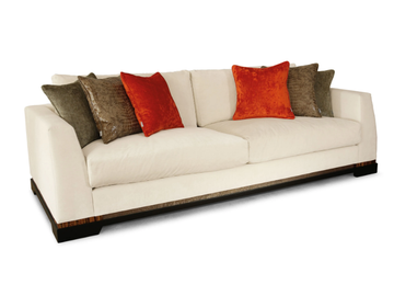 JADE - 3 seater fabric sofa by Radice