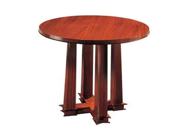 OPHRA - Round wooden table by Radice