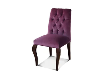 SAFIR - Tufted velvet chair by Radice