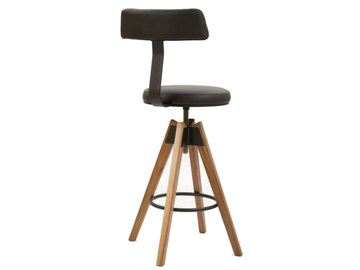 CHRISTO - Walnut barstool by Radis