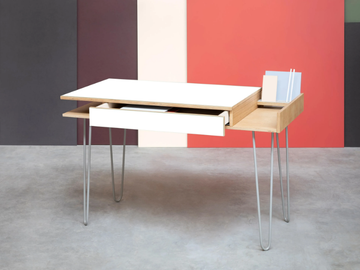 NOBLE - Rectangular writing desk by Radis