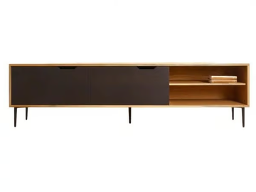 NOBLE - TV cabinet with sliding doors by Radis