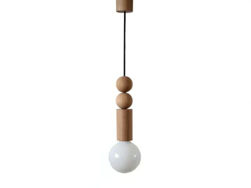 PAULA - Wooden pendant lamp by Radis