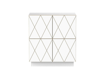 ROMB - Birch highboard with doors by Radis
