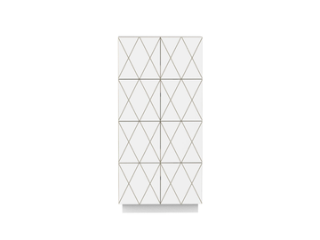 ROMB - Birch highboard with doors by Radis