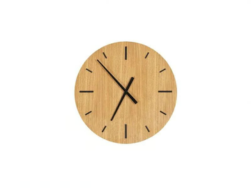 TAIM - Wall-mounted wooden clock by Radis
