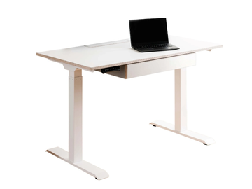 VISTA - Height-adjustable rectangular writing desk with electric motion by Radis