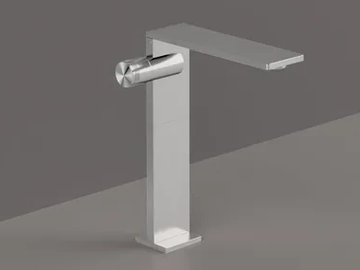 AIC3 - Countertop single handle stainless steel washbasin mixer without waste by Radomonte
