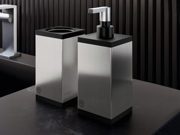 AQX22 - Steel Bathroom soap dispenser by Radomonte