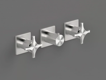 DXN60 - Thermostatic steel shower mixer with diverter by Radomonte