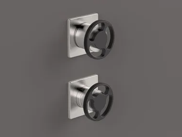 KÀTO - KAT5 - Steel shower mixer with diverter by Radomonte