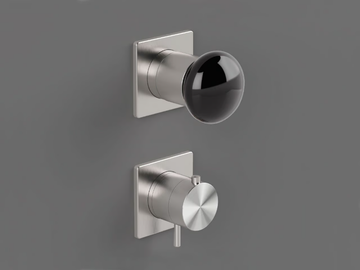 MIR53 - 2 hole thermostatic shower mixer with diverter by Radomonte