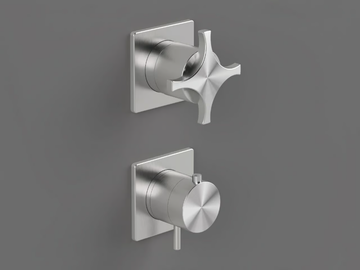 TEX93 - Recessed thermostatic shower mixer with diverter by Radomonte