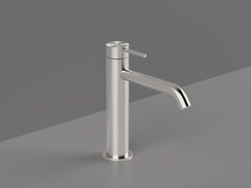 TKI92 - Countertop single handle steel washbasin mixer by Radomonte