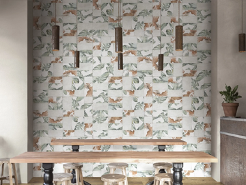 ROOTS - Antibacterial white-paste wall tiles with concrete effect by Ragno