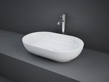 RAK-FEELING - Countertop oval ceramic washbasin by RAK Ceramics