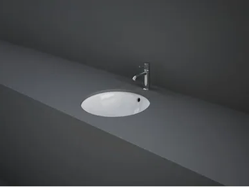 RAK-VARIANT - Undermount round ceramic washbasin by RAK Ceramics