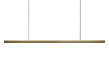 CAPITAL - LED handmade linear brass pendant lamp by Rakumba