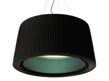 IRIS - Acoustic handmade fabric pendant lamp by Rakumba