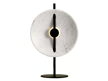 MITO - LED Carrara marble table lamp by Rakumba