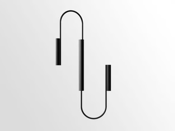 POP - LED brass wall lamp by Rakumba
