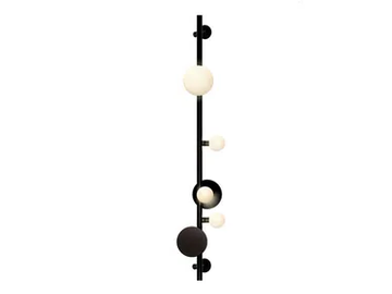 TYPOGRAPHY VELA WALL RAIL - LED metal wall lamp by Rakumba