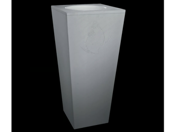 EMOTION - Freestanding natural stone washbasin by RAMA 1956