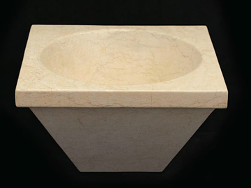 IOTA - Inset natural stone washbasin by RAMA 1956