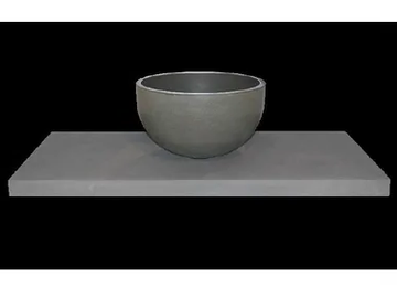 PUNTI - Single natural stone washbasin countertop by RAMA 1956