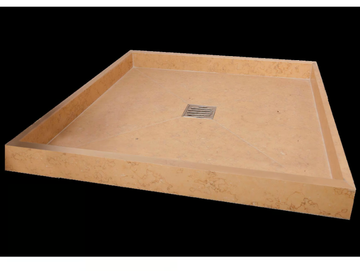 TOPAZIO - Square natural stone shower tray by RAMA 1956