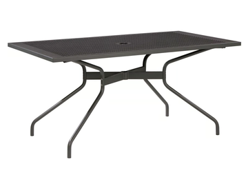 ESTATE - Rectangular galvanized steel garden table by RD Italia