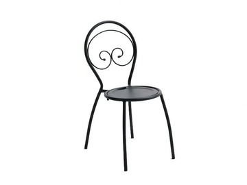 FIONA 1 - Stackable galvanized steel garden chair by RD Italia