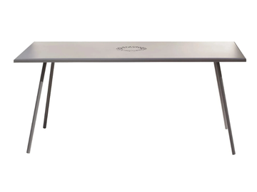 La Rotonda - Rectangular galvanized steel garden table by RD Italia