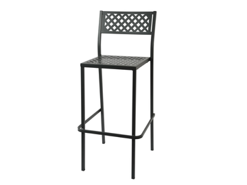 LOLA 75 - Stackable galvanized steel garden stool by RD Italia