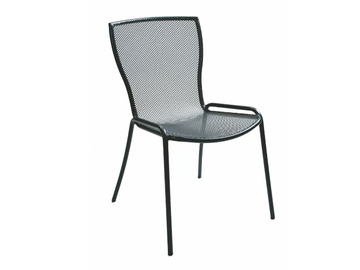 SYRENE 1 - Stackable galvanized steel garden chair by RD Italia