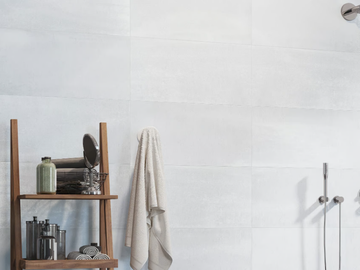 GRAND - White-paste wall tiles with concrete effect by RECER