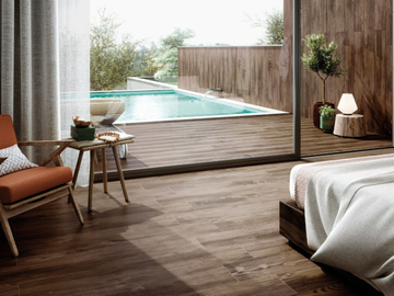 PITCH PINE - Porcelain stoneware flooring with wood effect by RECER