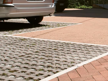 CARNIA - Concrete Grass mesh by RECORD BAGATTINI