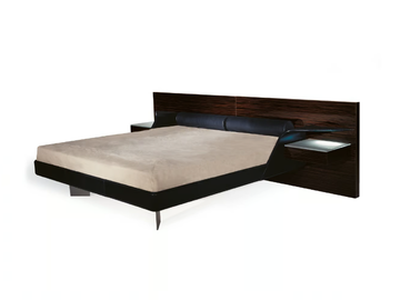 ALIANTE - Double bed with integrated nightstands by Reflex