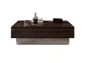 BELLE EPOQUE - Square wooden coffee table for living room by Reflex