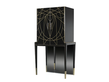 BELLE EPOQUE - Wooden bar cabinet by Reflex