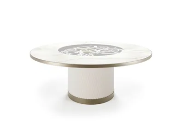 BIG BEN 72 - Tempered glass living room table with Lazy Susan by Reflex