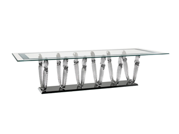 CASANOVA 72 SPECIAL - Rectangular glass dining table by Reflex