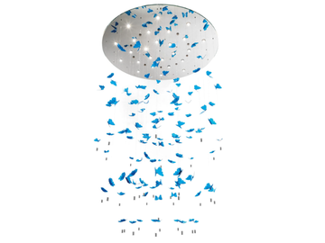 DREAMCATCHER MORPHO - LED glass pendant lamp by Reflex