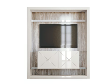 DUNE TV - Wood and glass TV cabinet by Reflex
